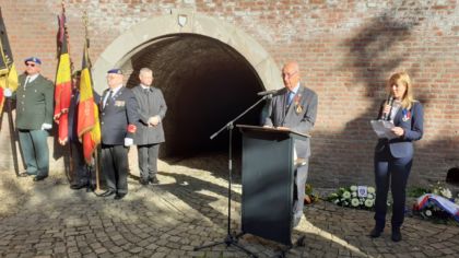 V pátek 7. října město Plzeň ve spolupráci s partnerským městem Liege a s ambasádou České republiky v Belgii odhalilo v části pevnosti zvané L’ Enclos des fusillés de Liège pamětní desku věnovanou 17. střeleckému praporu.