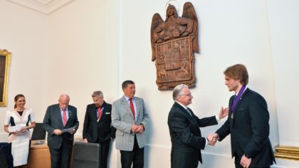 Stipendium generála Pattona obdržel Michal Panuška, student Gymnázia Františka Křižíka