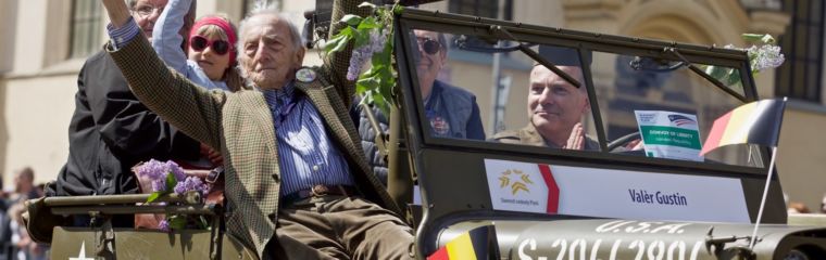 Dnes si připomínáme 100. výročí narození belgického veterána a příslušníka 17. střeleckého praporu, Valéra Gustina