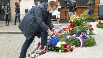 Vzpomínka u pomníku Díky, Ameriko! zakončila plzeňské Slavnosti svobody