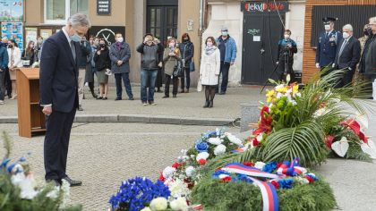 The ceremony at the Thank you, America! memorial marked the end of this year´s Liberation Festival Pilsen