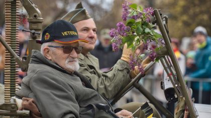 Dnes slaví 93. narozeniny hrdina Hubert Rauw, příslušník 17. praporu belgických střelců.