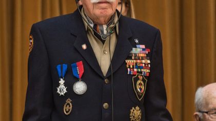 14. listopadu oslavil 97. narozeniny hrdina,  příslušník 17. praporu belgických střelců, pan Louis Gihoul