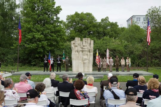 Monuments on náměstí Míru (Peace Square)